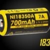 High performance rechargeable battery from Nitecore specially designed for high drain devices like Nitecore EC11 and other high power LED search light and tactical flashlights.