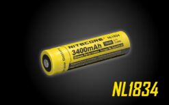 High performance rechargeable battery from Nitecore specially designed for high drain devices like Nitecore TM series and other high power LED search light and tactical flashlights.
