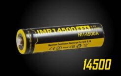 High-performance rechargeable battery from Nitecore specially designed for high drain devices like Nitecore EA11 and other high power LED search light and tactical flashlights.