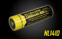 From Nitecore's latest battery lineup, the NL1410 stands out with its impressive 1000mAh capacity, a 17.6% increase from the previous model. This substantial boost ensures a reliable and long-lasting power source for your devices. Crafted with Nitecore's renowned commitment to safety and quality engineering, the NL1410 upholds the brand's reputation as a trustworthy provider of rechargeable Li-ion batteries.