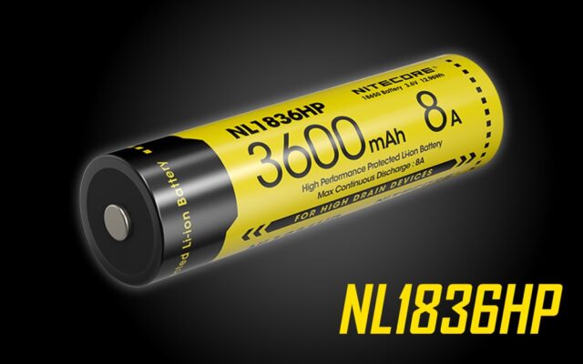 From Nitecore's most recent battery collection, the NL1836HP distinguishes itself with its remarkable 3600mAh capacity, providing a dependable and lasting power source for your devices. It's an exceptional choice for high-demand devices, thanks to its continuous 8A discharge current. Crafted with Nitecore's renowned commitment to safety and quality engineering, the NL1836HP upholds Nitecore's reputation as a dependable brand of rechargeable Li-ion batteries.