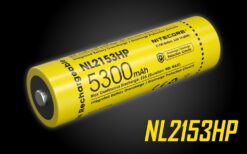 From Nitecore's latest battery generation, the NL2153HP stands out with an impressive 5300mAh capacity, making it an excellent choice for high-drain devices due to its continuous 20A discharge current. Despite its compact size, the NL2153HP boasts an impressive energy density of 268.7 mWh/g, which is 9% higher than other conventional 21700 batteries. Endowed with Nitecore's hallmark safety features and quality engineering, the NL2153HP stands as a testament to the brand's reputation as a reliable source of rechargeable Li-ion batteries.