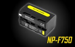 The Nitecore NP-F750 is a high-capacity battery pack designed for Sony video cameras and camcorders. This rechargeable battery is compatible with several Sony digital camcorders, including NEX-FS700, HXR-NX5N, HXR-NX100, HDR-AX2000E, FDR-AX1, and more.