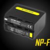 The NP-F970 is a high-capacity battery pack designed for Sony video cameras and camcorders. This rechargeable battery is compatible with several Sony digital camcorders, including NEX-FS700, NEX-FS100J, PXW-Z100, HVR-HD1000E, HDR-AX2000E, and more. You can pair the NP-F970 with the Nitecore USN3 Pro Dual-Slot USB Charger for fast and easy charging.