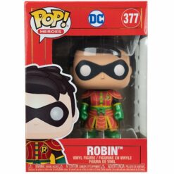 Imperial Palace, Robin (styles may vary), as a stylized Pop! vinyl from Funko! Figure stands 3 3/4 inches and comes in a window display box.