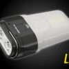 The Nitecore LR70 is a versatile 3-in-1 camping lantern, flashlight, and power bank. When used as a flashlight, it is capable of producing up to 3000 lumens and providing a throw distance of up to 328 yards, making it ideal for camping and outdoor activities.