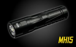 The Nitecore MH15 USB-C rechargeable flashlight is a powerful dual-purpose tool, capable of emitting 2000 lumens and providing a throw distance of up to 273 yards. It's an ideal choice for various activities, including camping, night walks, and more. With four brightness levels, Beacon, and SOS mode, you'll always be well-prepared for any situation.