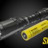 The Nitecore SRT6i tactical flashlight combines performance with Nitecore's Smart Ring selector for ease of use and precise control.The high performance LED produces a 2100 lumens max and reaches over 557 yards of beam throw.