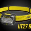 The Nitecore UT27 stands out as a bright lightweight headlamp designed for running, with insights from professional trail runners across the globe. It features both white and warm light options. The white light spans an impressive 144 yards and yields an output of 500 lumens, ideal for outdoor pursuits like trail running, hiking, and nocturnal strolls. Conversely, the warm light extends up to 136 yards with the same 500-lumen output making it excellent for penetrating challenging weather conditions like rain, snow, or fog.
