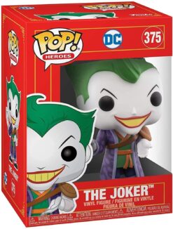 Introducing The Joker Imperial Palace Pop #375, a captivating addition to any DC Super Heroes collection. Standing tall in the Imperial Palace series at 3 3/4 inches, this stylized vinyl figure portrays the iconic Joker in a regal yet mischievous light. Displayed in a window box, it's the perfect centerpiece for showcasing the Joker's unique charm and menace.