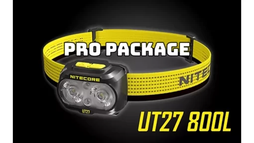 Nitecore UT27 stands out as a bright lightweight headlamp designed for running, with insights from professional trail runners across the globe. It features both white and warm light options. The white light spans an impressive 144 yards and yields an output of 500 lumens, ideal for outdoor pursuits like trail running, hiking, and nocturnal strolls. Conversely, the warm light extends up to 136 yards with the same 500-lumen output making it excellent for penetrating challenging weather conditions like rain, snow, or fog. By combining both lights on Turbo mode, an astounding 800 lumens of brightness emerges, casting a seamlessly uniform beam that reaches 175 yards. The UT27 further offers a red light mode, switchable between a steady glow and a flashing signal, facilitating awareness of your surroundings. Effortless toggling between light options and brightness adjustments is enabled through the user-friendly dual switches.