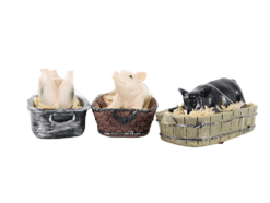 Each pack contains three figurines, each measuring 2.5 inches in height and 5 inches in width. Their compact size makes them versatile for decorating shelves, tabletops, or any cozy corner of your home.