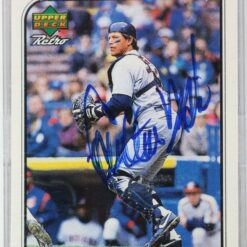 Own a piece of baseball history with this autographed Carlton Fisk 1998 UDA Retro Sign of the Times card. Authenticated by UDA and in excellent condition, this collectible comes in a hard case. Add this iconic autograph to your collection today!