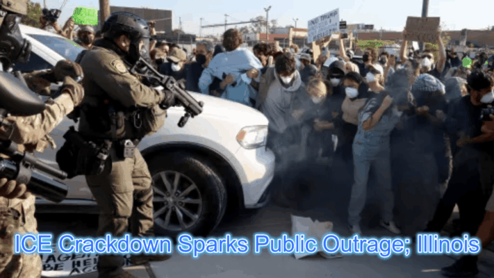 A wave of Immigration and Customs Enforcement (ICE) raids across the United States this week has ignited public outrage and renewed debate over President Donald Trump’s hardline immigration agenda. In Chicago, Illinois congressional candidate Kat Abughazaleh reported being thrown to the ground during a chaotic operation in the Little Village neighborhood.